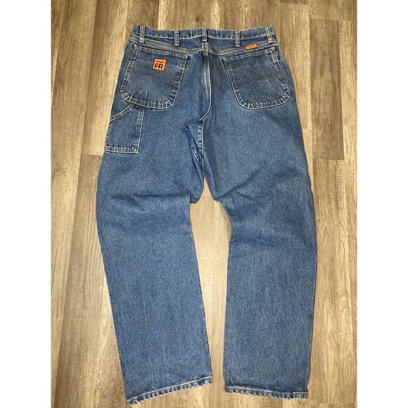 Wrangler Riggs FR Flame Resistant Jeans Mens 38x34 Straight Cat 2/2112 Work - Picture 1 of 10